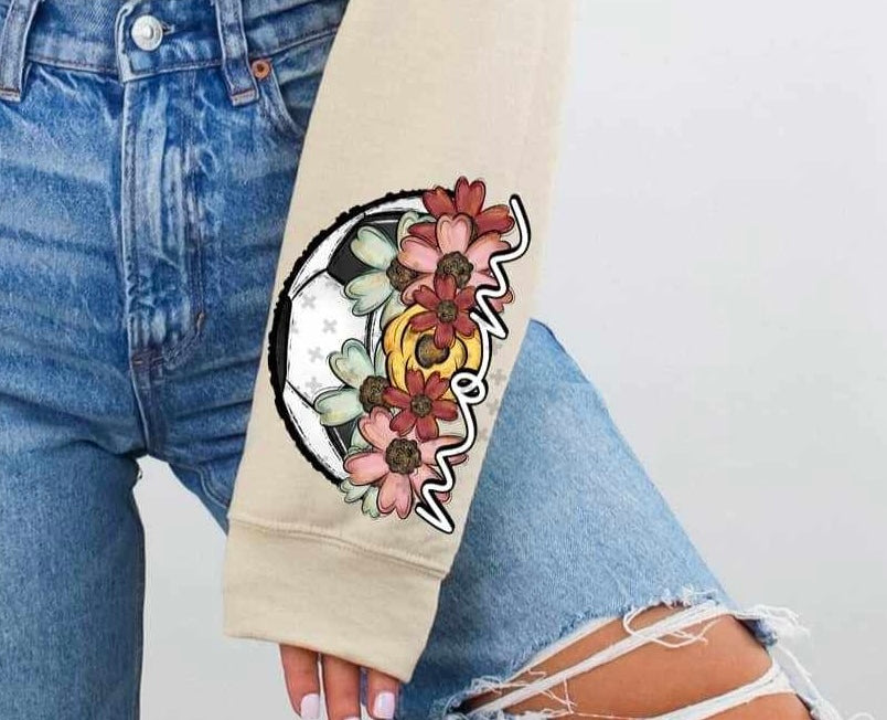 Soccer mom sleeve 80852 DTF transfer