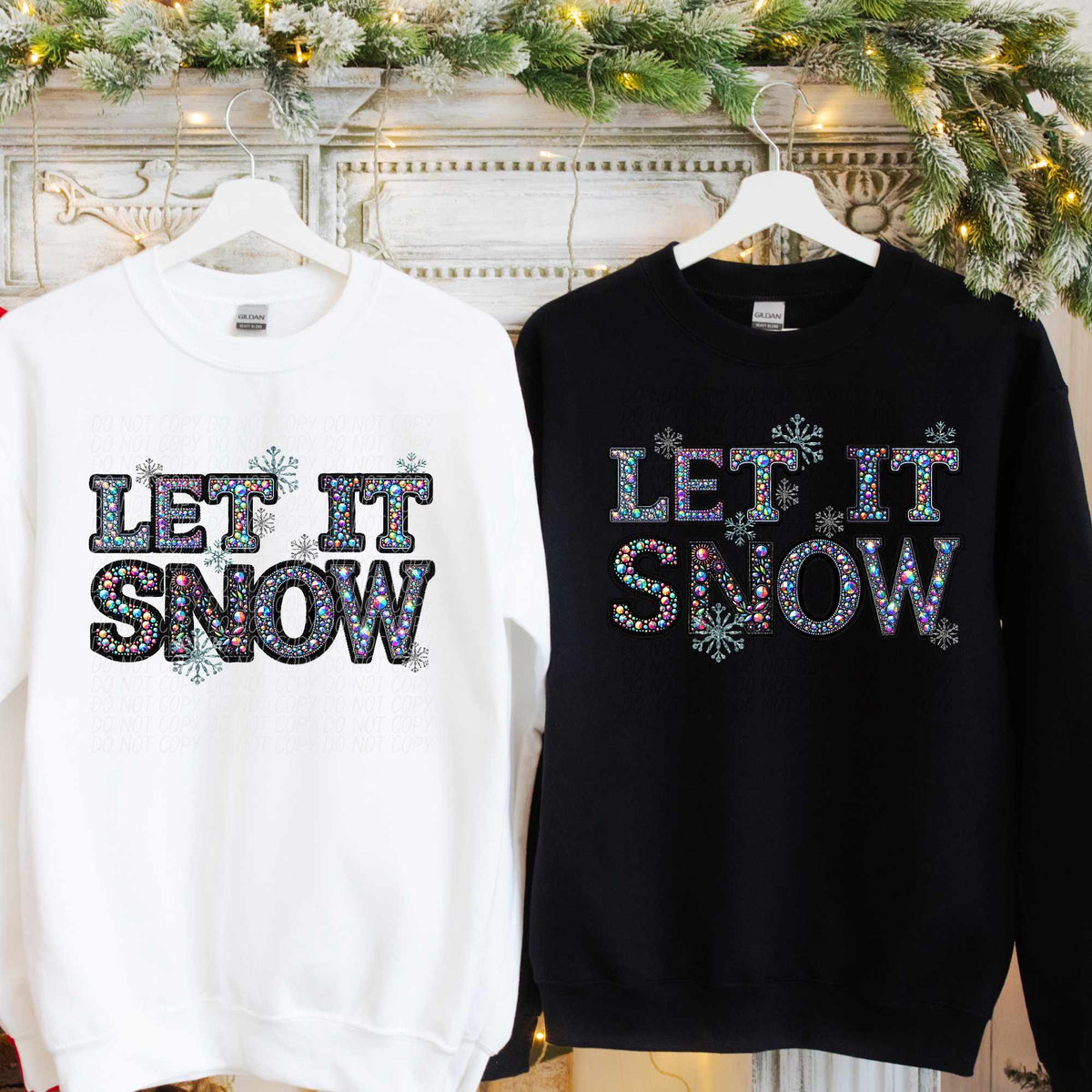 Let it snow snowflakes (CITY) 62045 DTF transfer