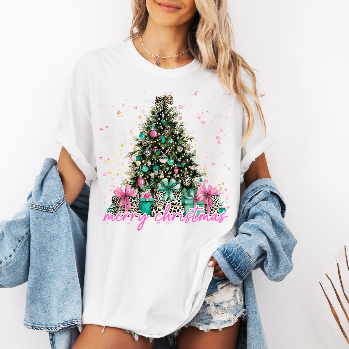 Merry Christmas Tree (parker) DTF transfer