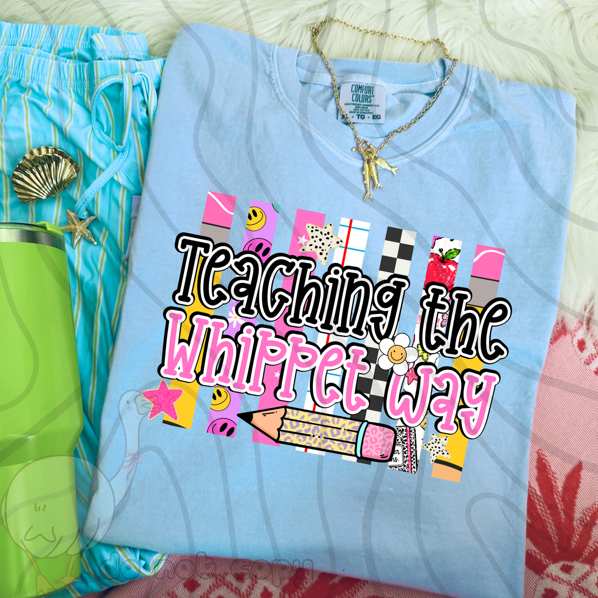 Teaching the whippet way school stripes (DKD) DTF Transfer