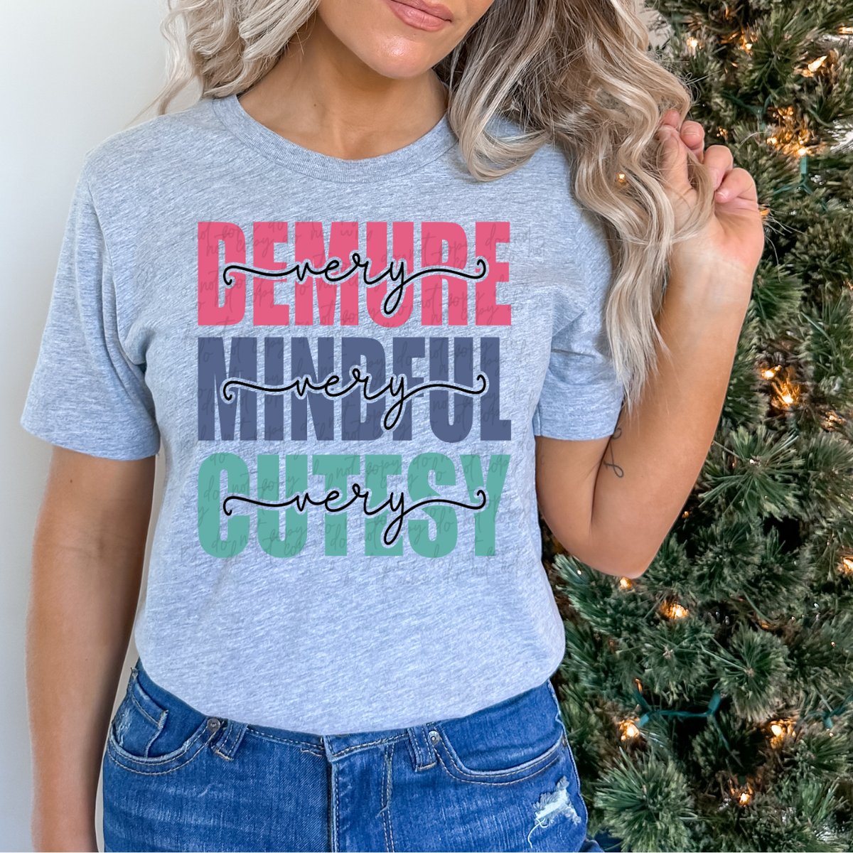 Very Demure Very Mindful Very Cutesy 68190 DTF Transfers