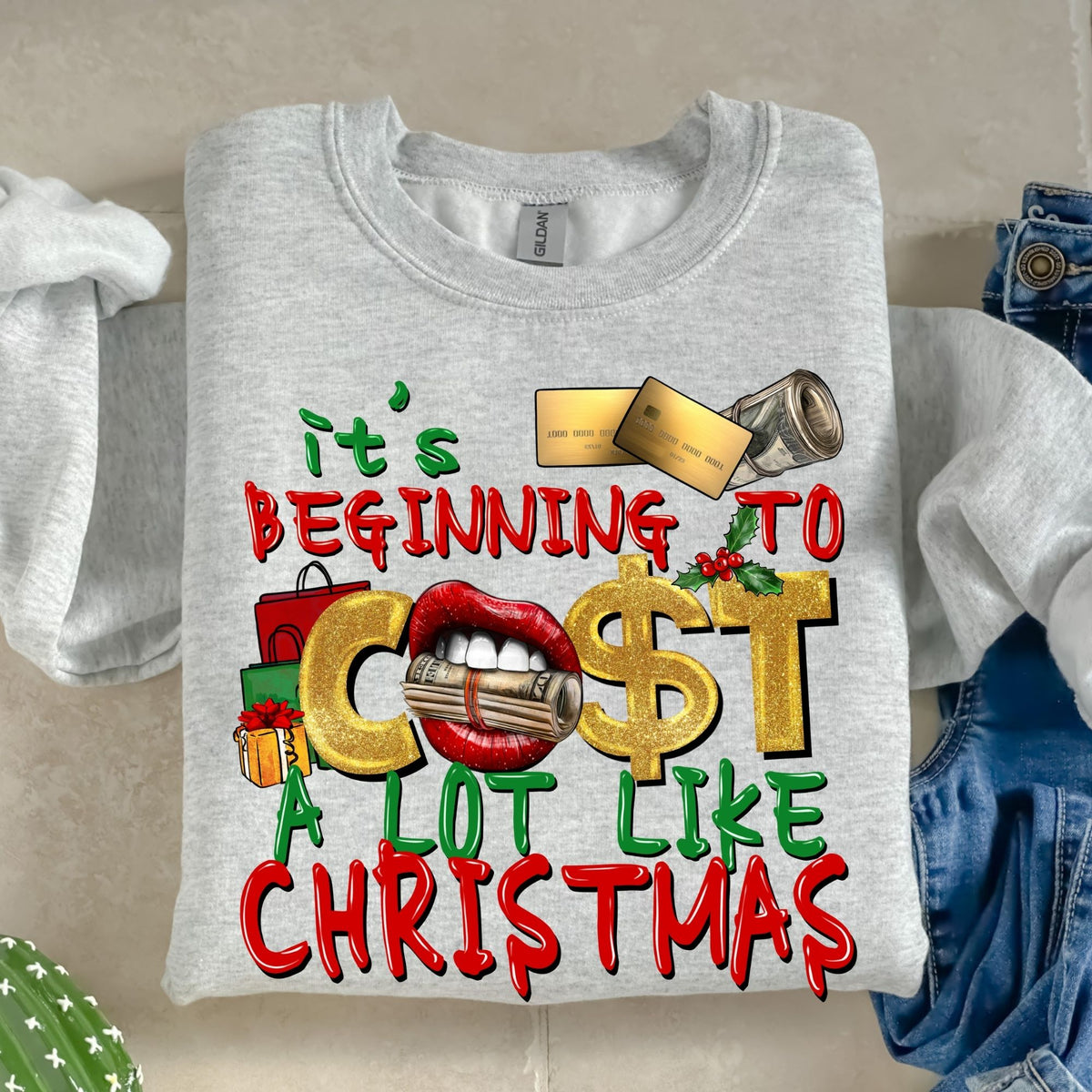 It's Beginning to Cost A Lot Like Christmas-38649-DTF transfer