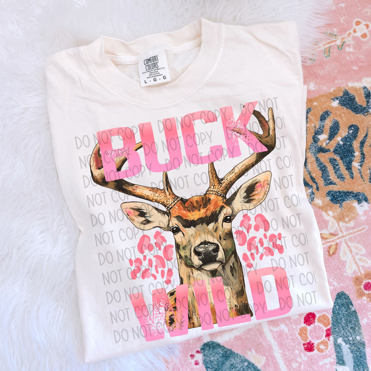 Buck Wild Pink Font (SWD) DTF transfer