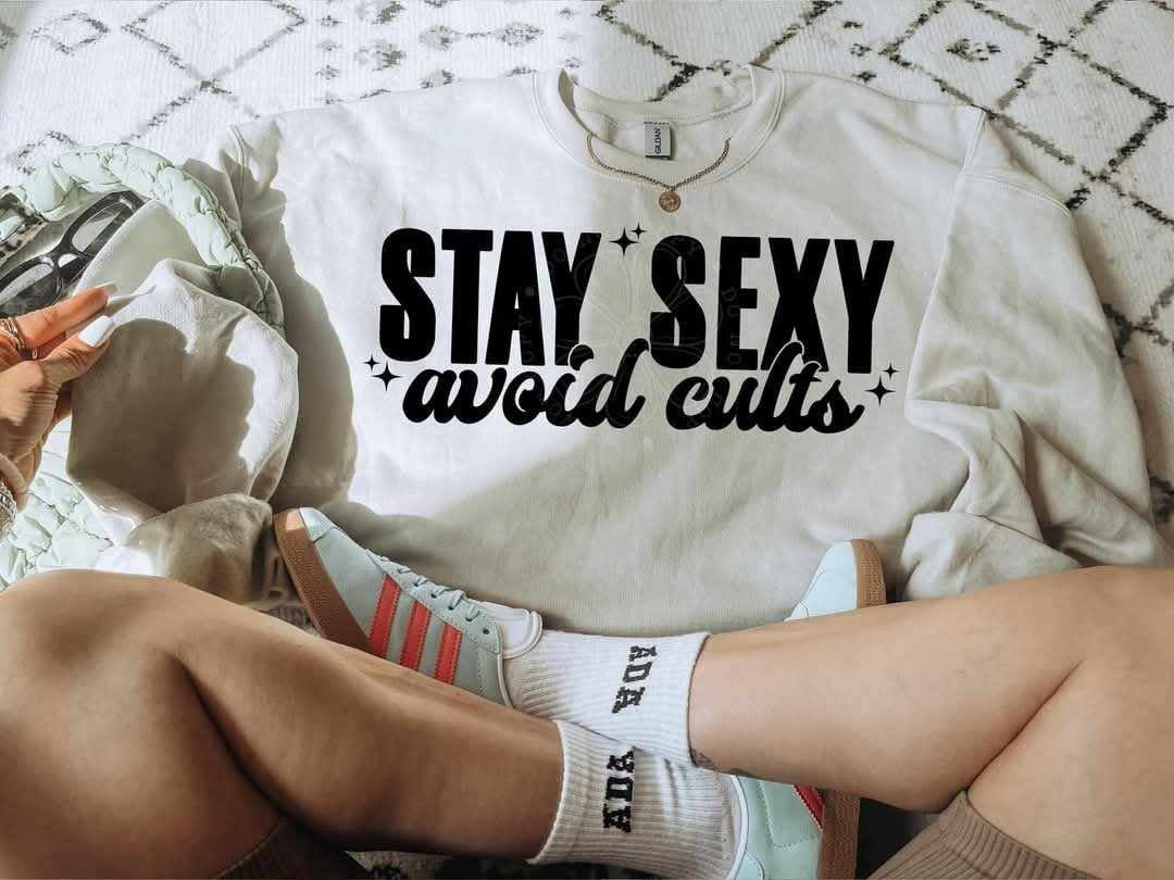 Stay sexy avoid cults (LYTTLE) 75481 DTF transfer