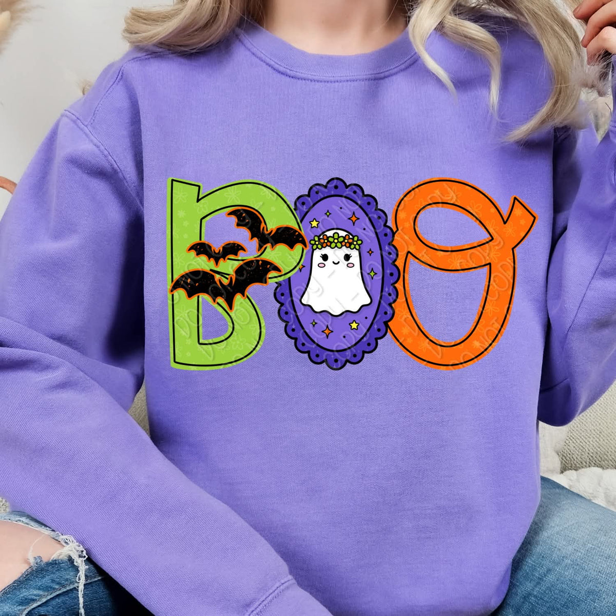 Boo cute ghost (DWS) DTF Transfer