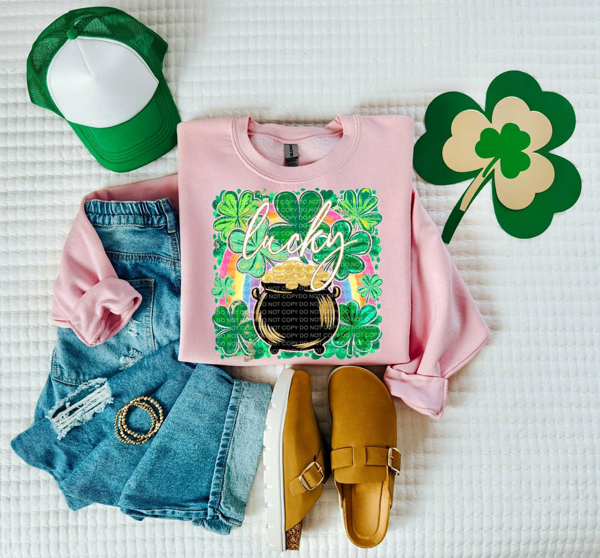 Lucky pot of gold (scg) DTF transfer