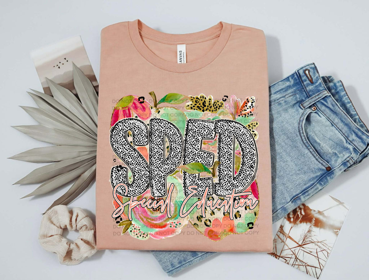 Sped (polka dots) (Scg) DTF Transfer