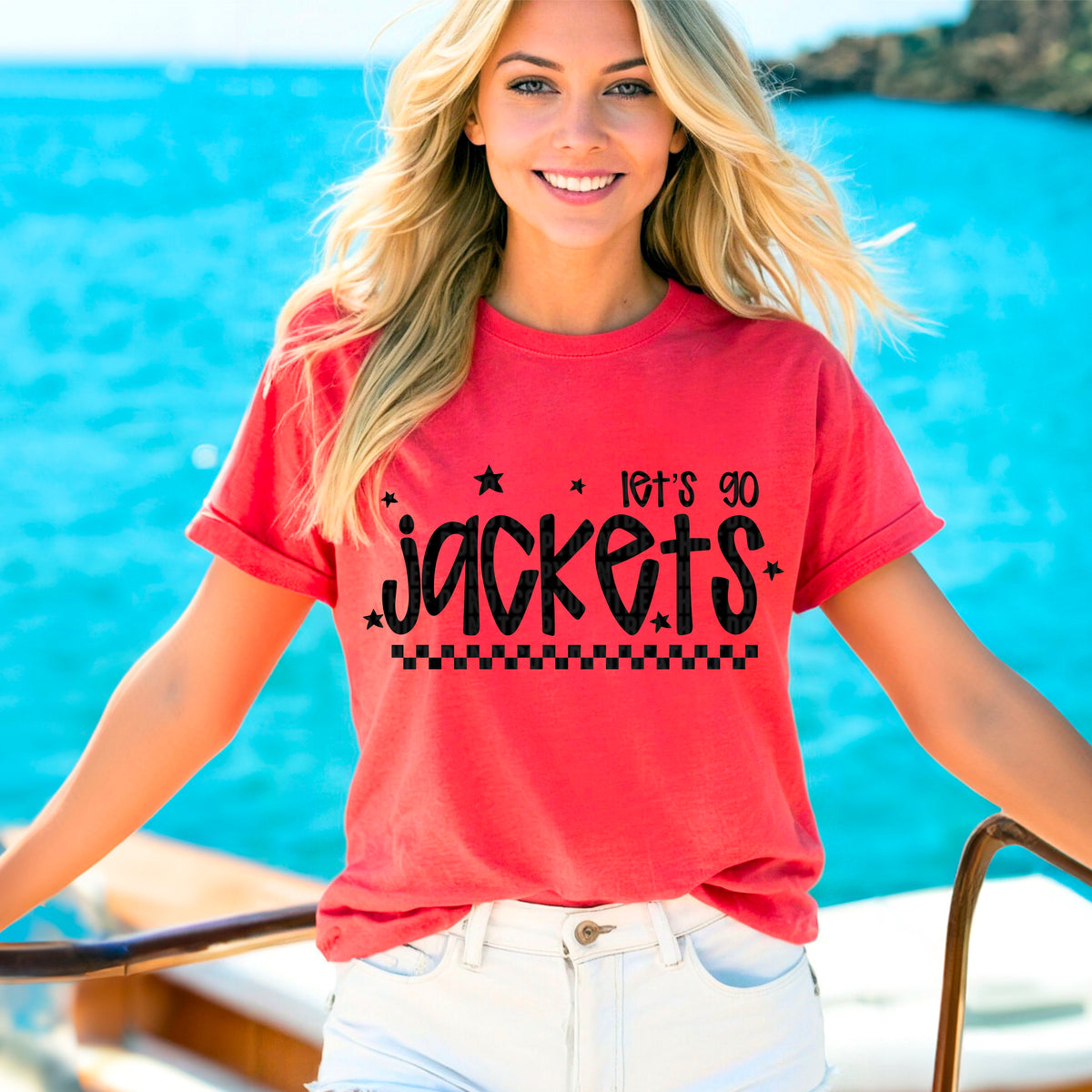 Let’s go jackets BLACK 95618 DTF transfer