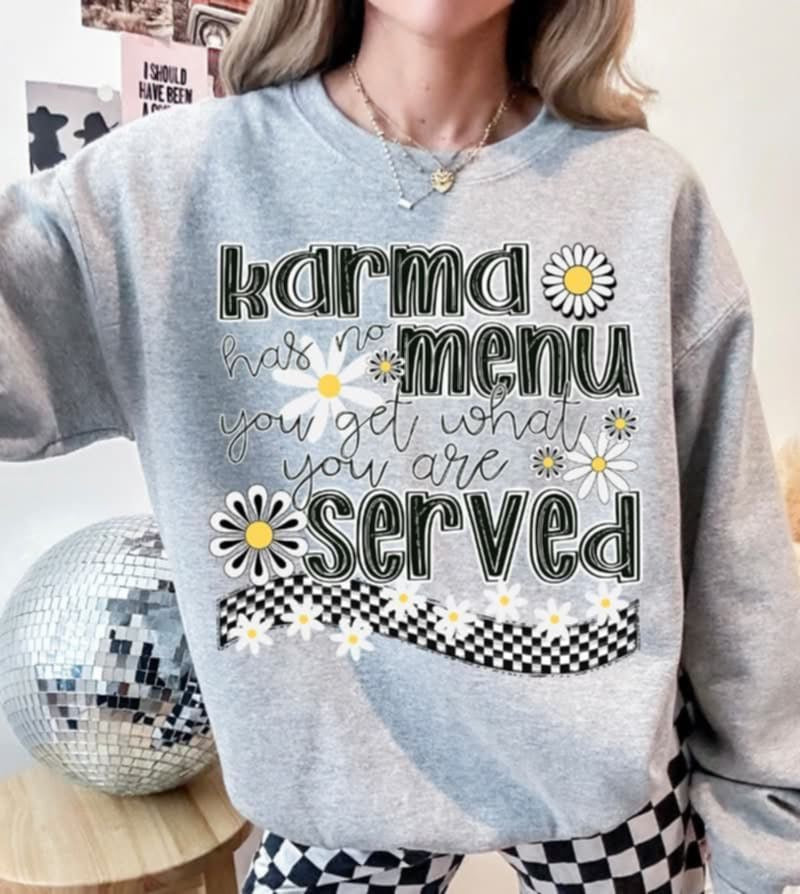 Karma has no menu (S&G) 92440 DTF transfer