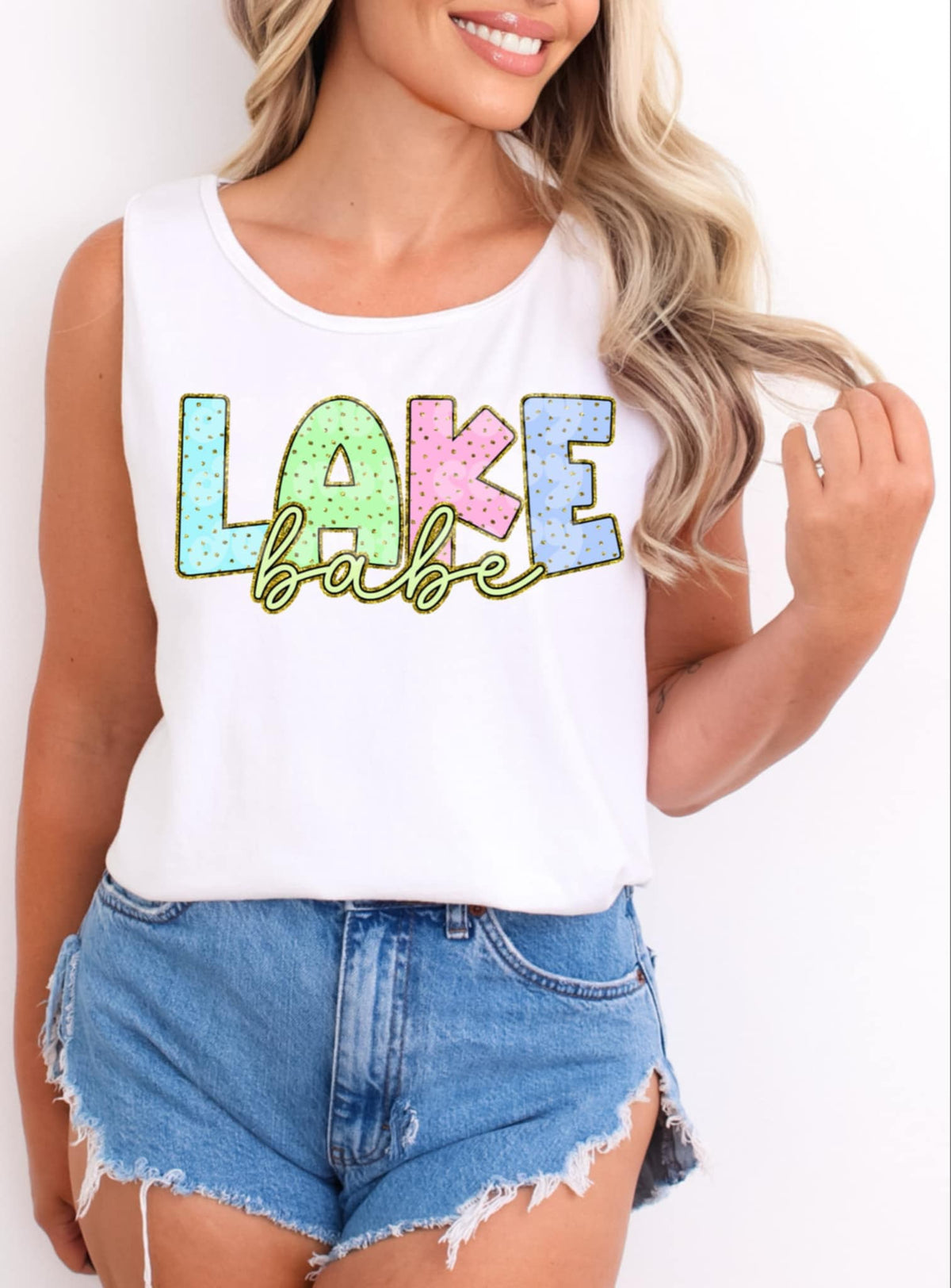 Lake babe 92536 DTF transfer