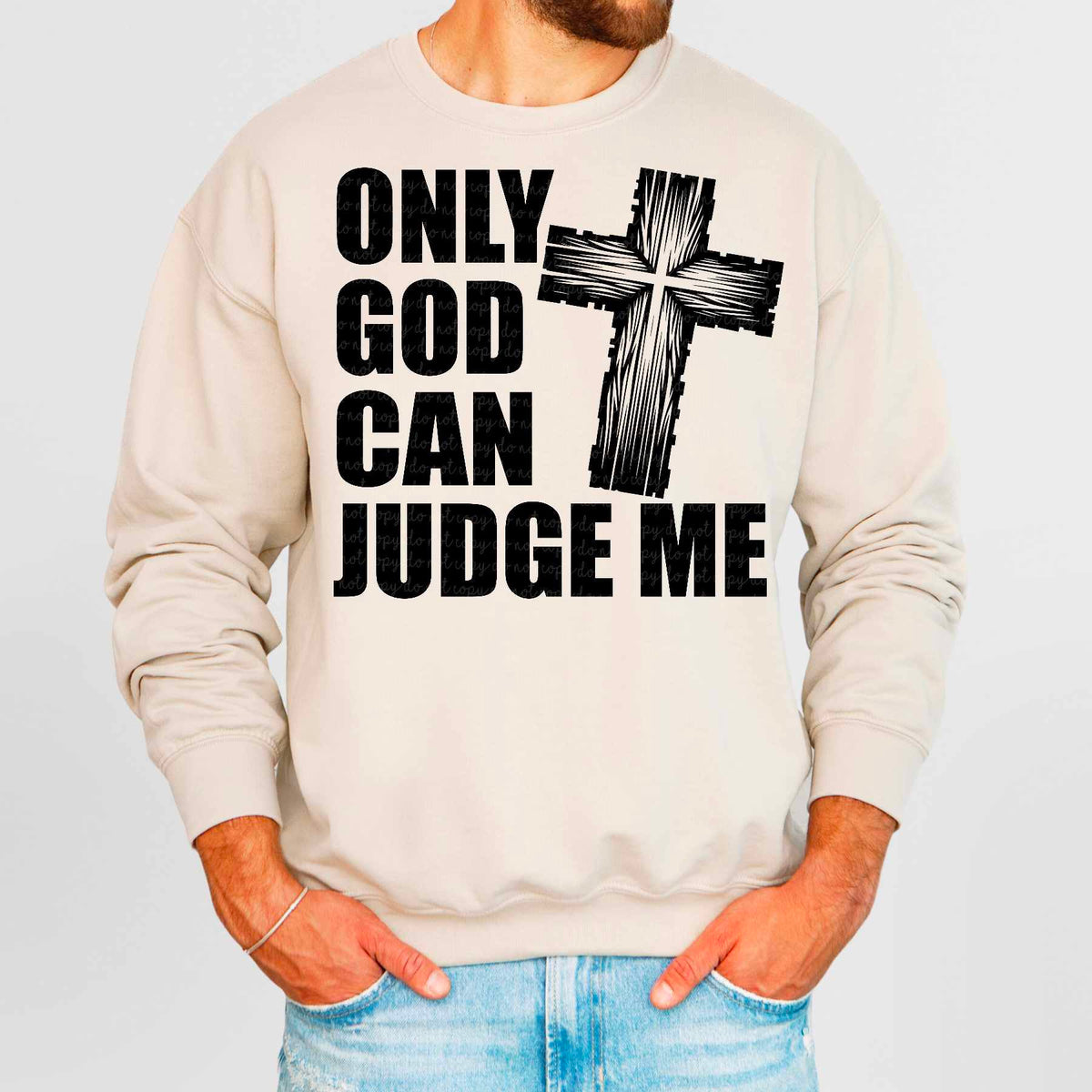 Only god can judge me (CMLD) 84743 DTF transfer