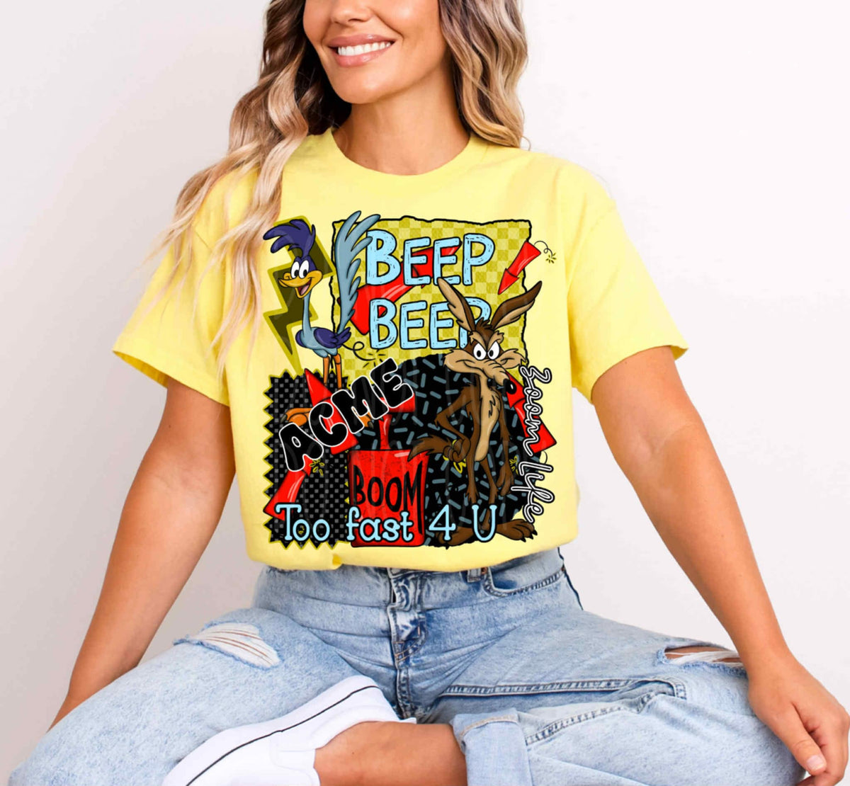 Beep Beep Collage EXCLUSIVE DTF transfer