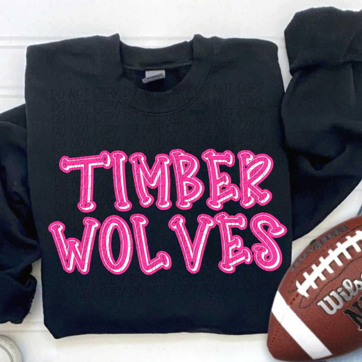 Timberwolves hot pink 55347 DTF transfer