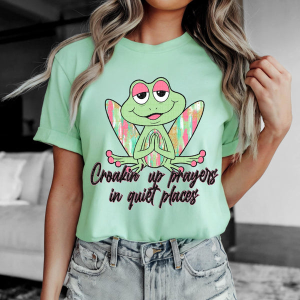 Croakin up prayer in quiet places (SDD) 98386 DTF transfer