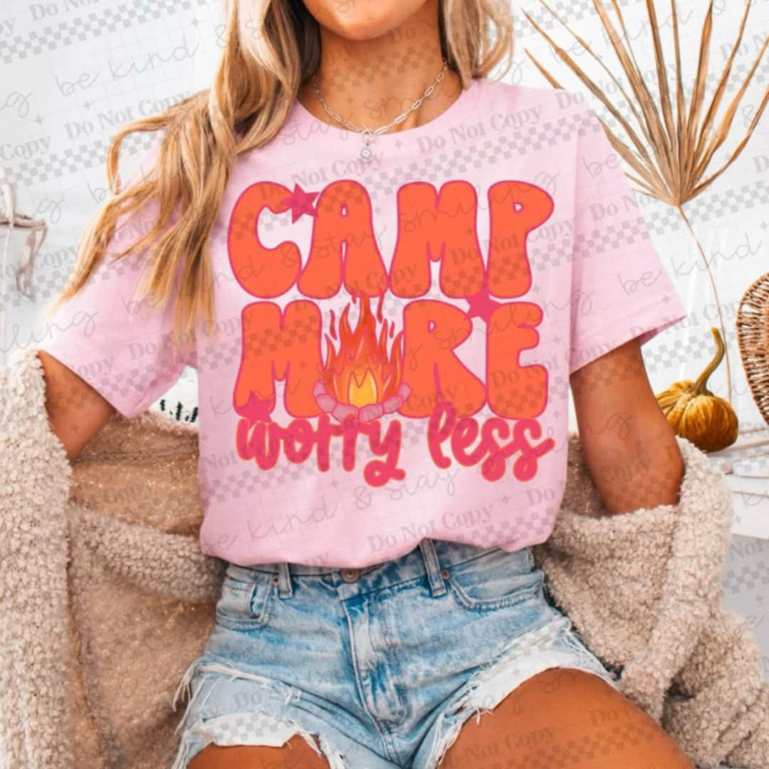 Camp more worry less (CMLD) 95897 DTF transfer