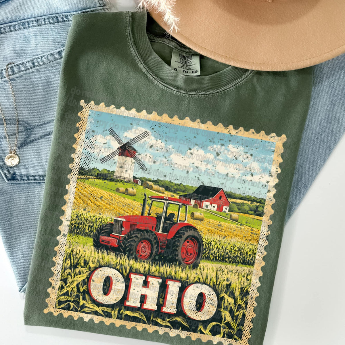 Ohio State Stamp (TTD) 99067 DTF transfer