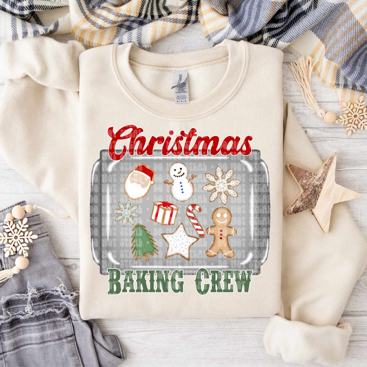 Christmas baking crew (LANE) 62734 DTF transfer