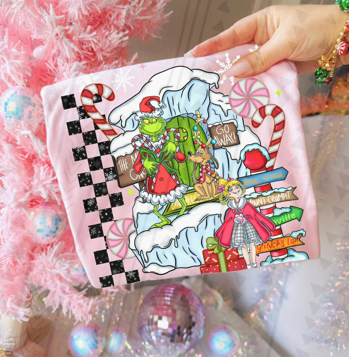 Green Guy Collage with mountain (TGG) DTF transfer