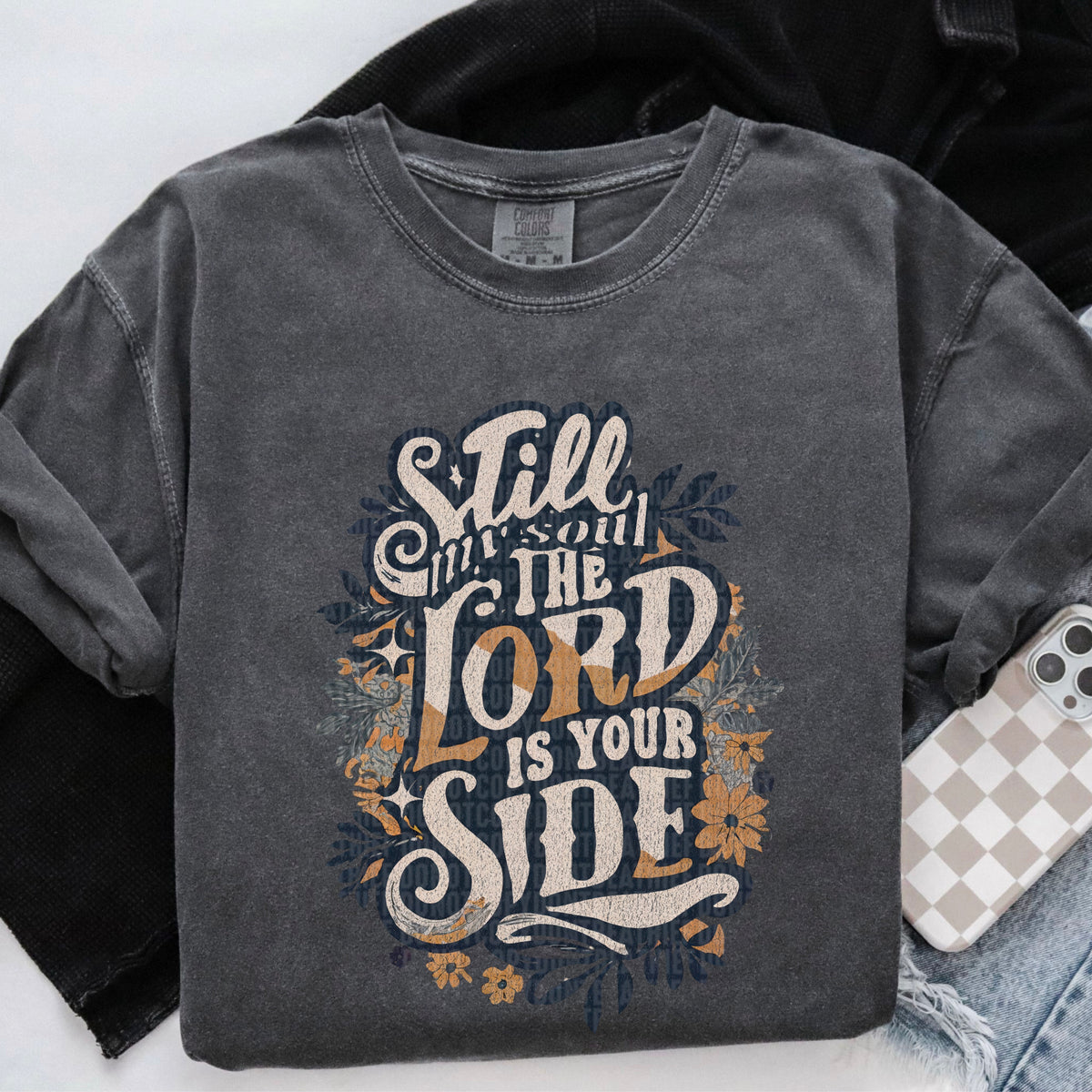 Still the lord is your side 95473 DTF transfer