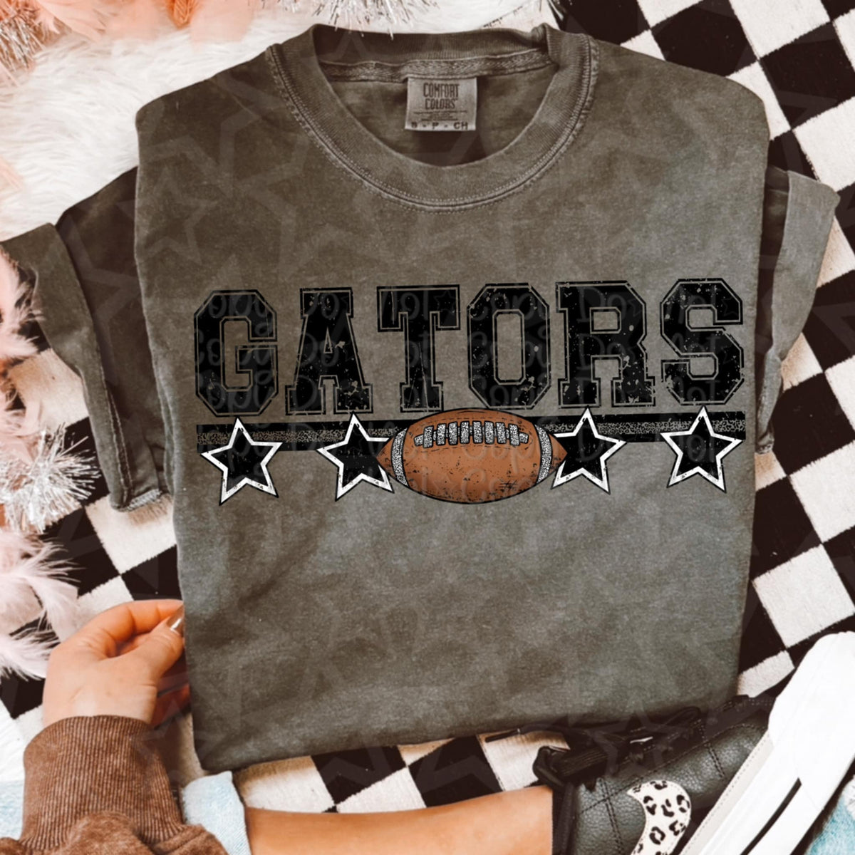 Gators stars and football (Virgo) 109921 DTF transfer