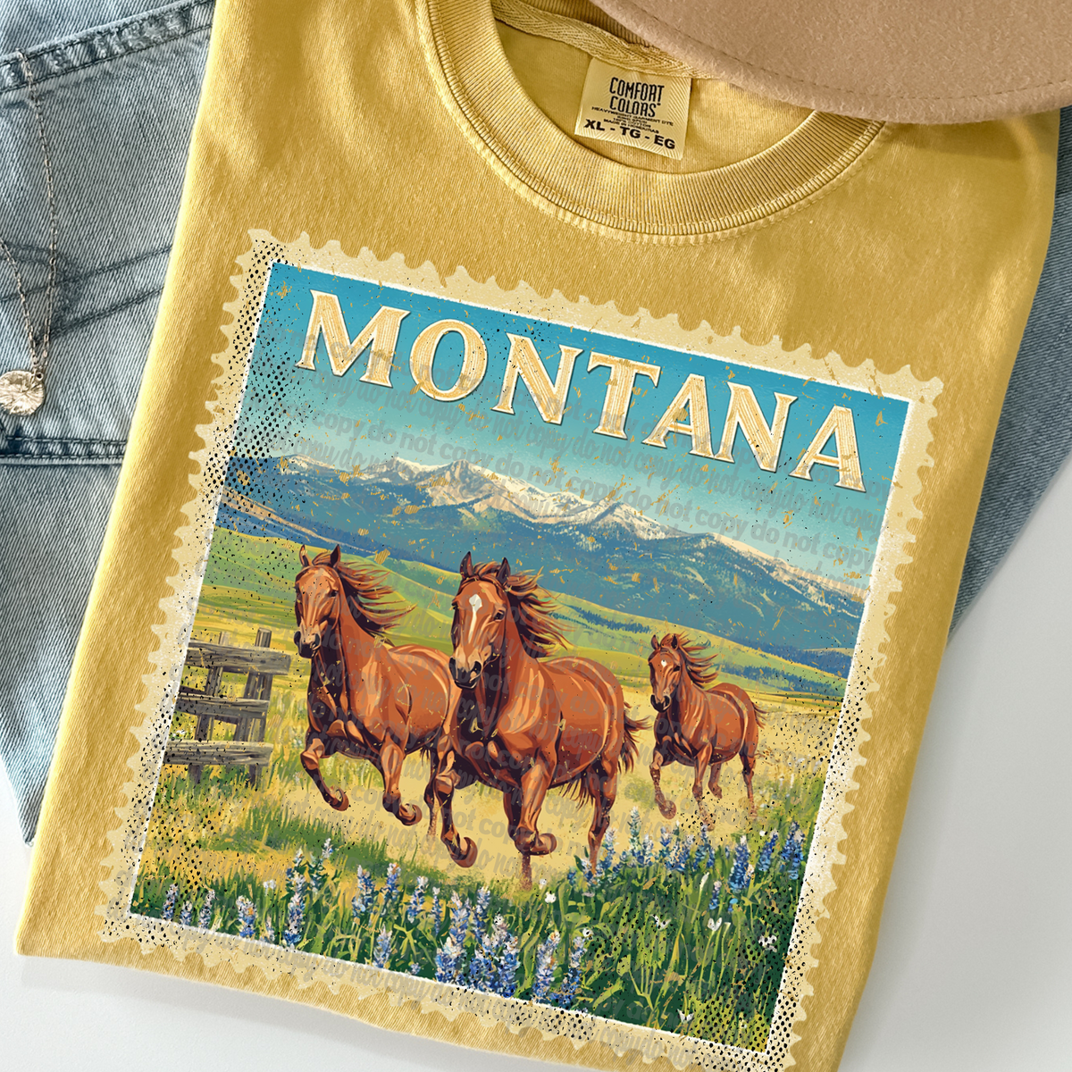 Montana State Stamp (TTD) 99096 DTF transfer