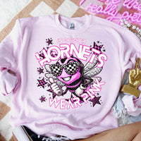 In October hornets wear pink mascot 60021 DTF transfer