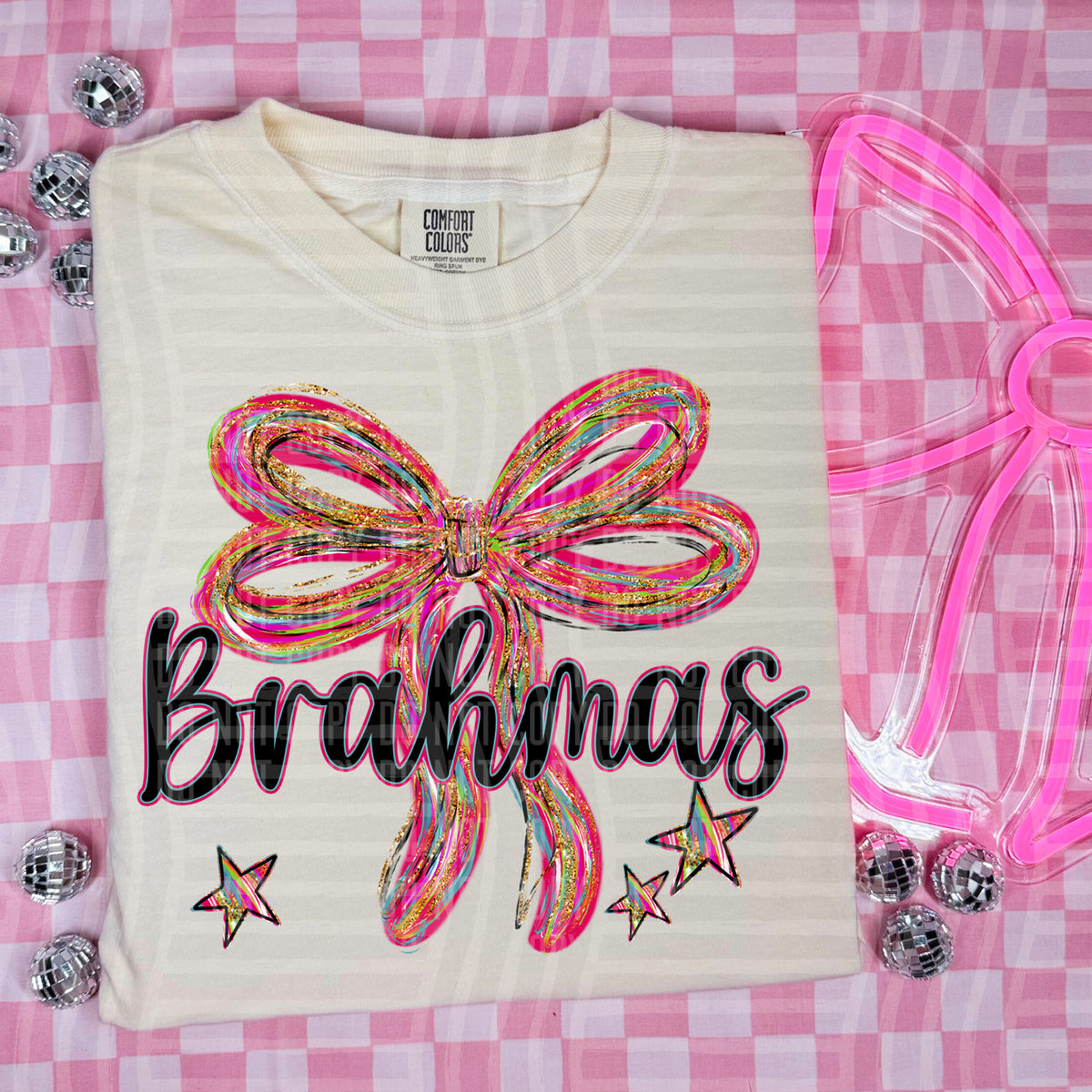 Brahmas Whimsical Bow (caplinger) DTF transfer
