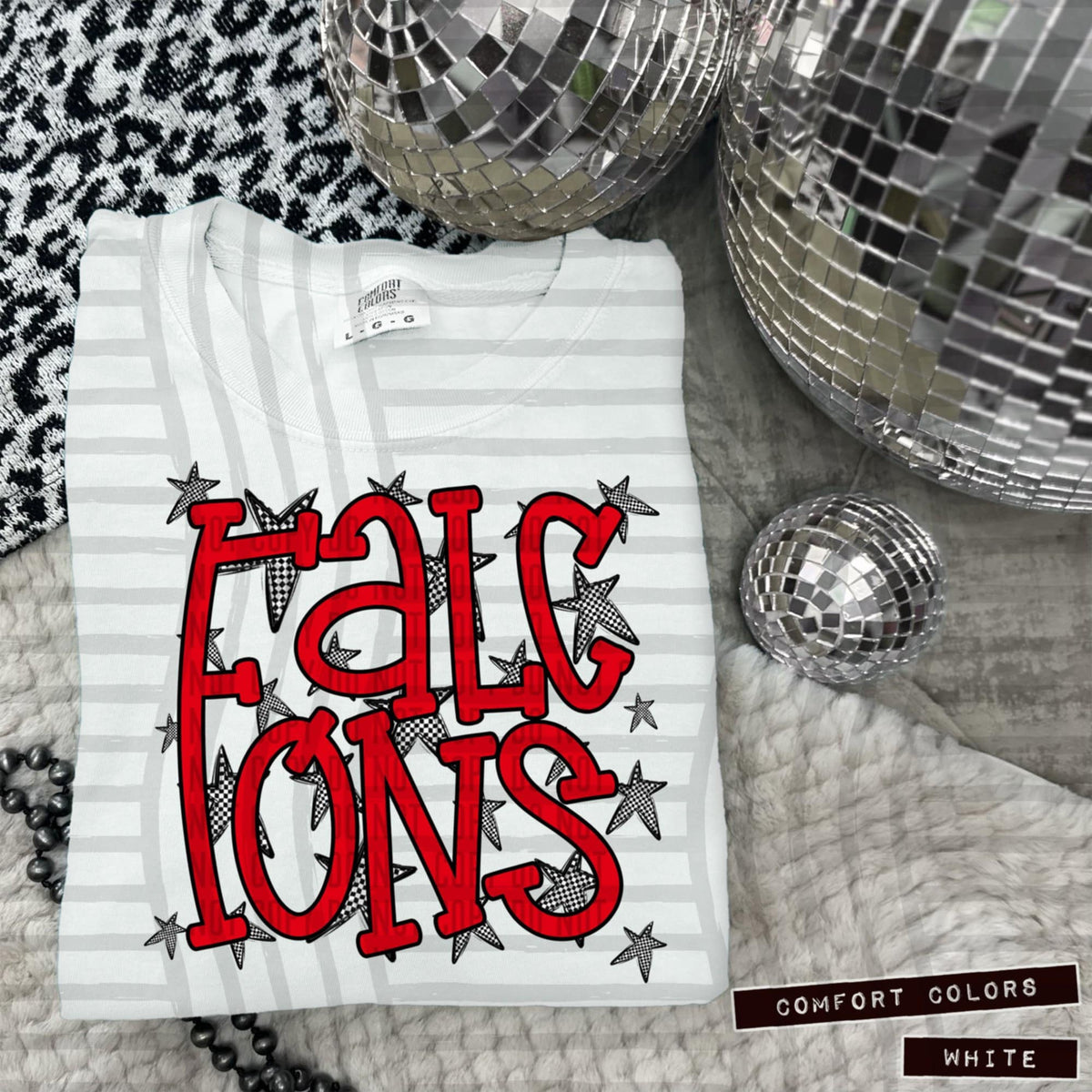 Red Staggered Mascots (Caplinger)