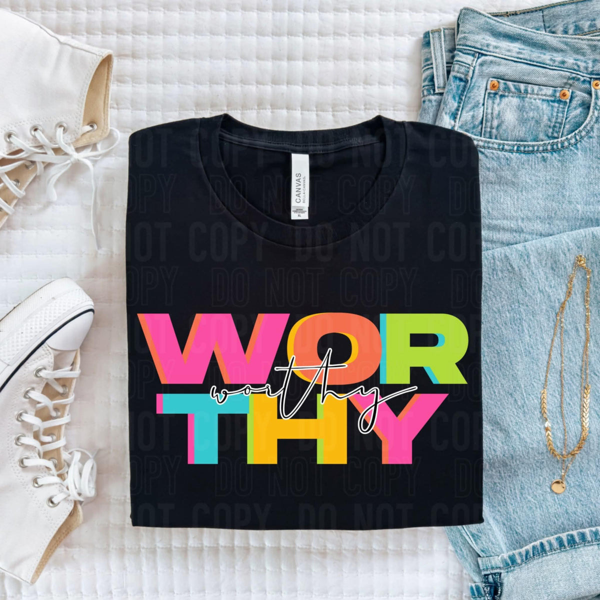 Worthy block letters (SBB) 106803 DTF transfer