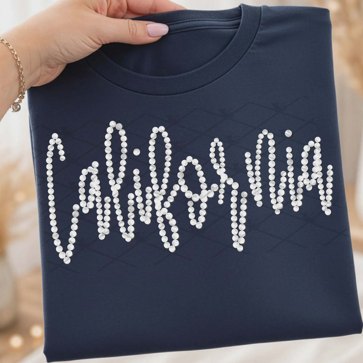 California faux beads (TTD) DTF Transfer