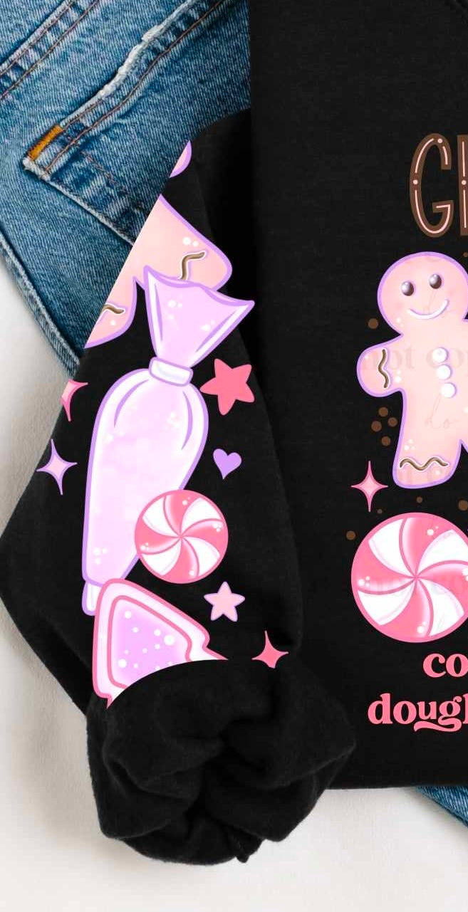 Gingerbread essentials sleeve (CSC) 64643 DTF transfer