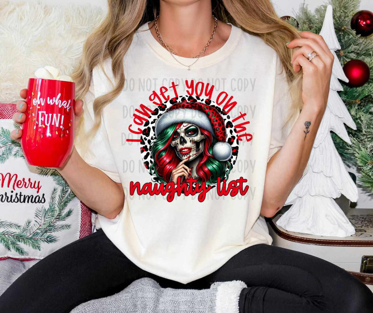 I can get you on the naughty list (CANVI) 64960 DTF transfer