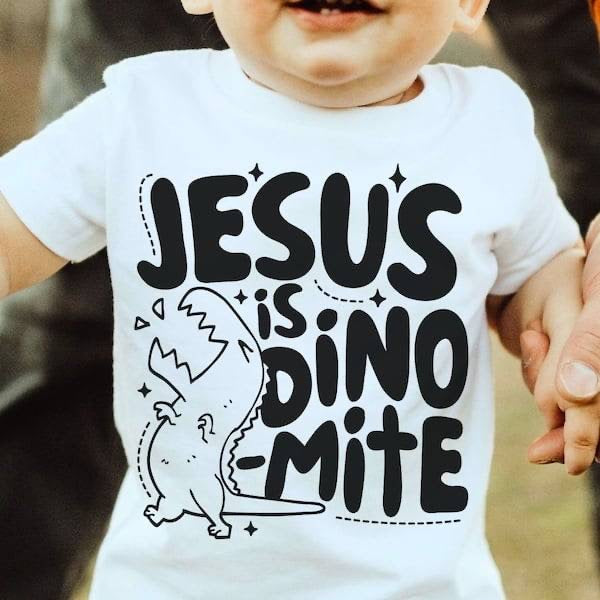 Jesus is Dino-mite (KARTA) 64036 DTF transfer