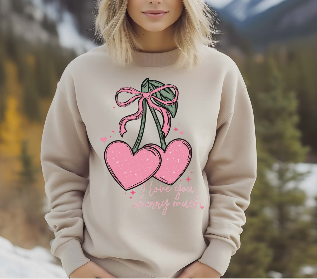 I love you cherry much (Linda) DTF transfer