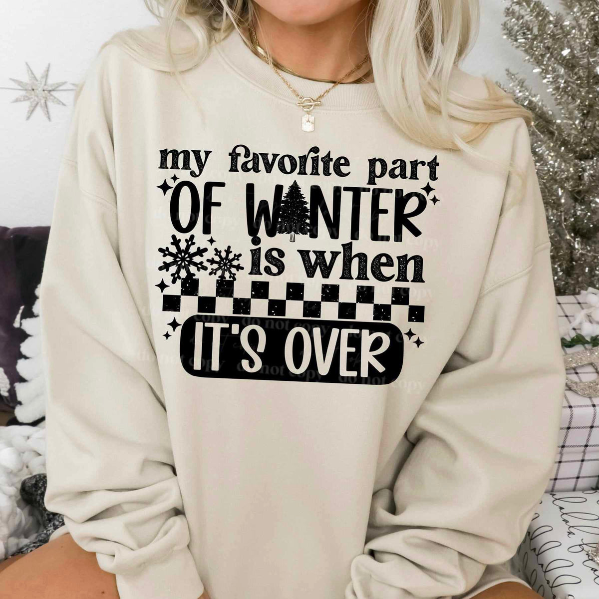 My favorite part of winter is when it’s over BLACK (CSC) 73748 DTF transfer