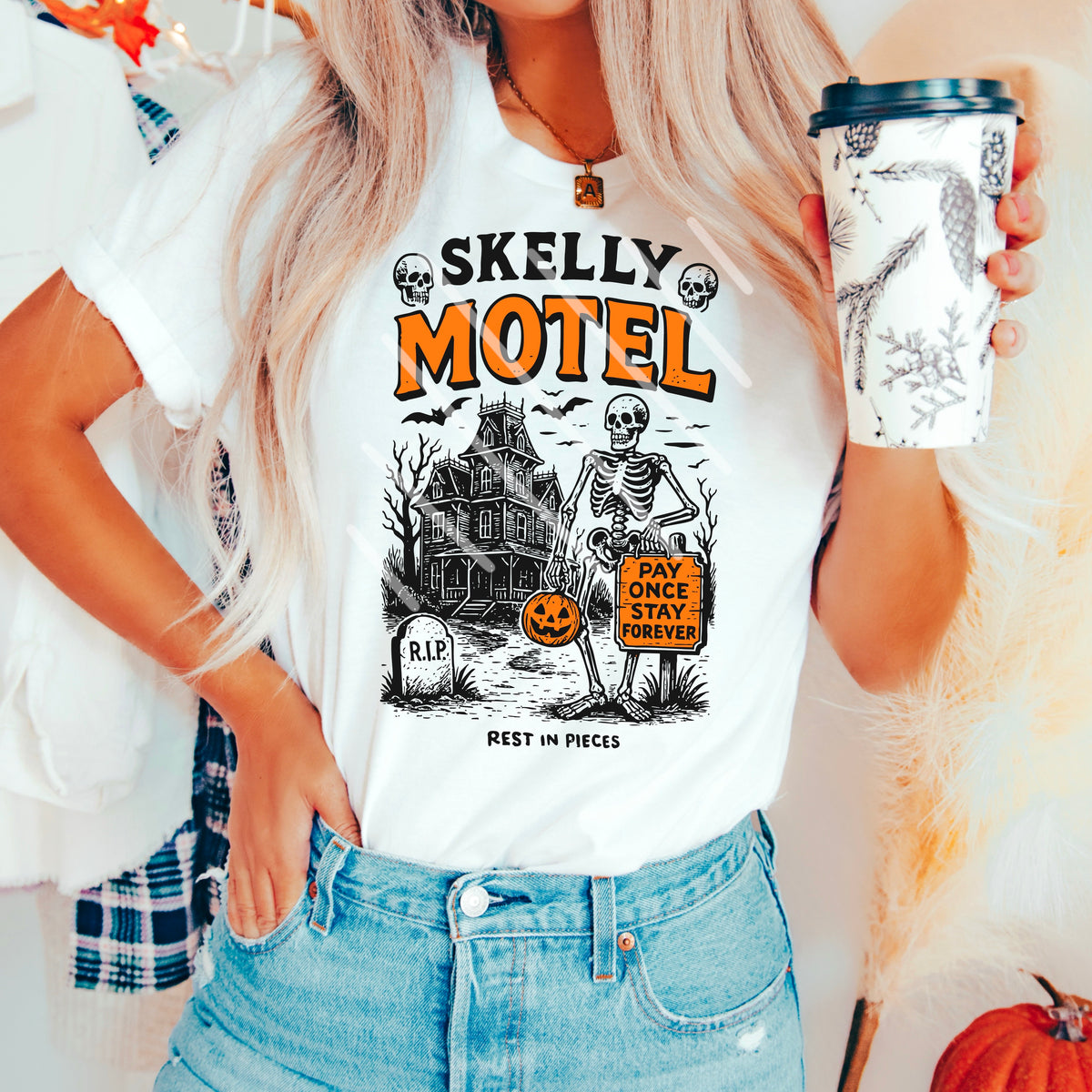 Skelly Motel Vintage 110942 DTF transfer