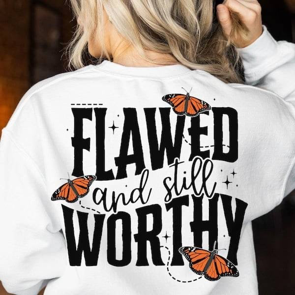 Flawed but still worthy butterflies (KARTA) 62898 DTF transfer