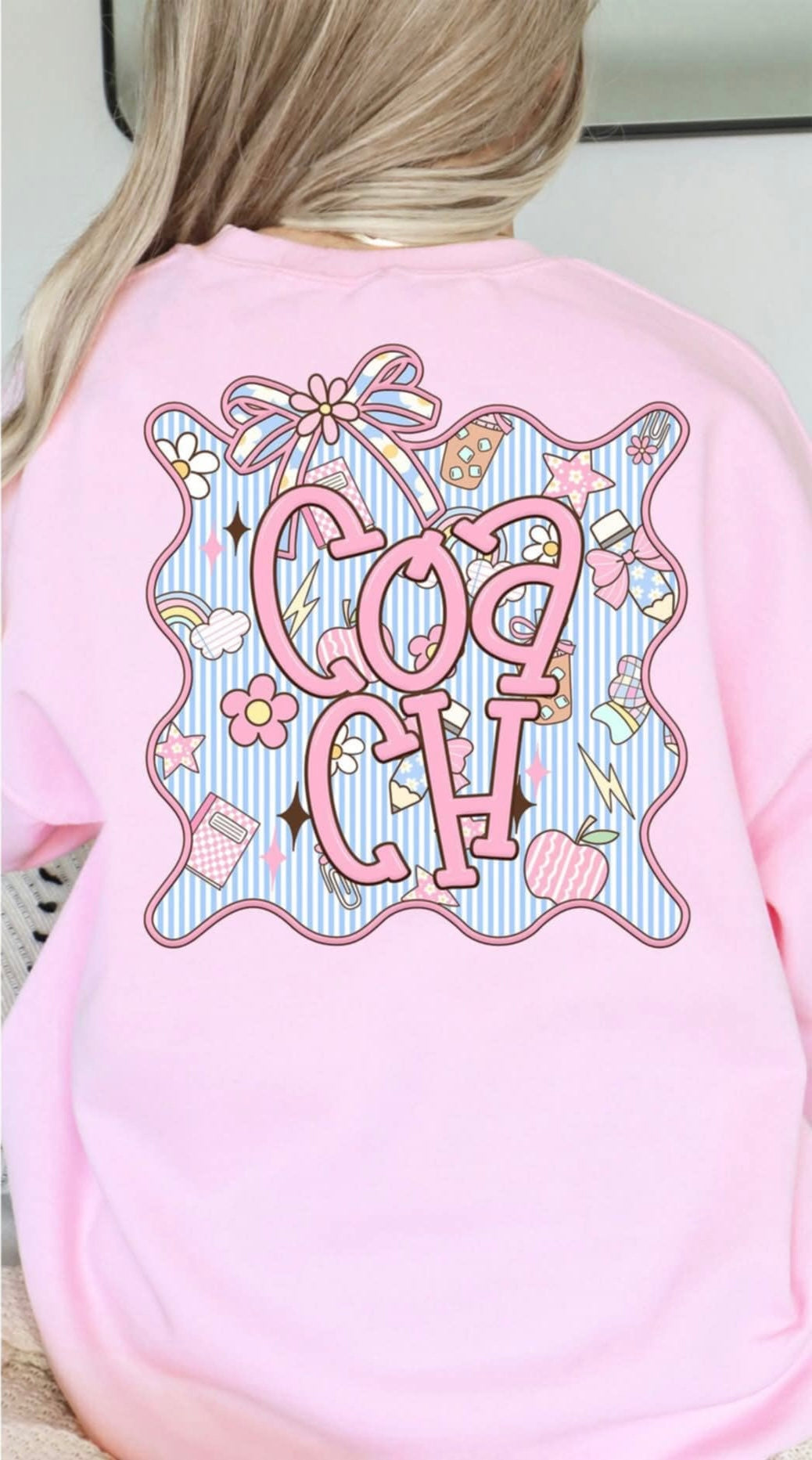 Coach seersucker frame (S&G) 107383 DTF transfer