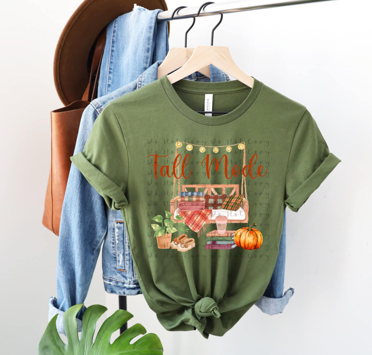 Fall Mode with Swing and blankets 111736 DTF transfer