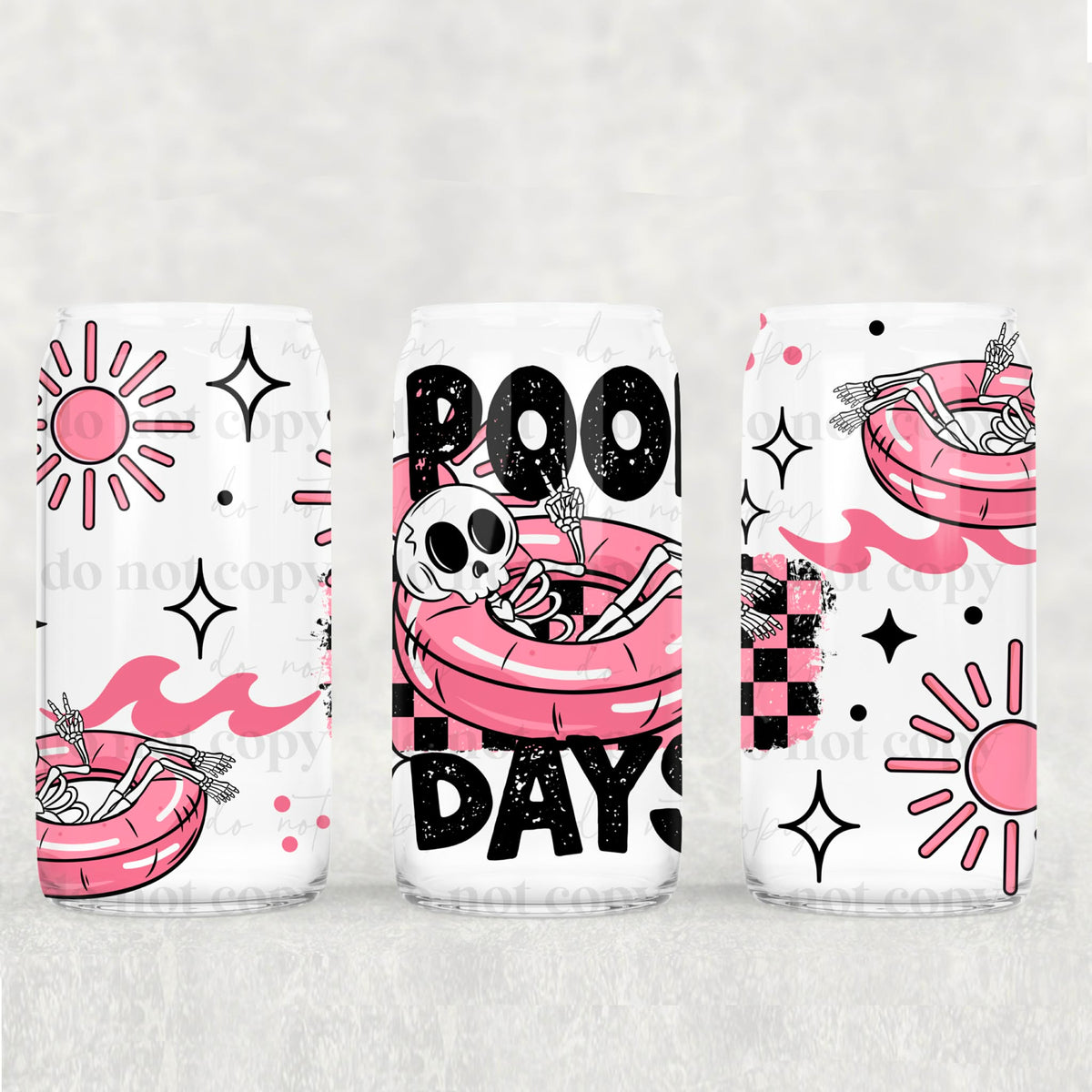 Pool days (CSC) UV DTF WRAP