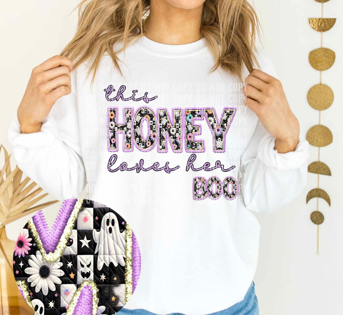 This honey loves her boo (caplinger) 62783 DTF transfer