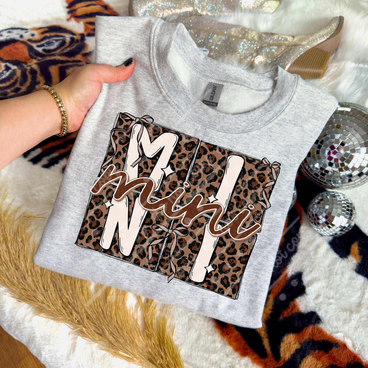 Mini leopard blocks (scarlow) DTF Transfer