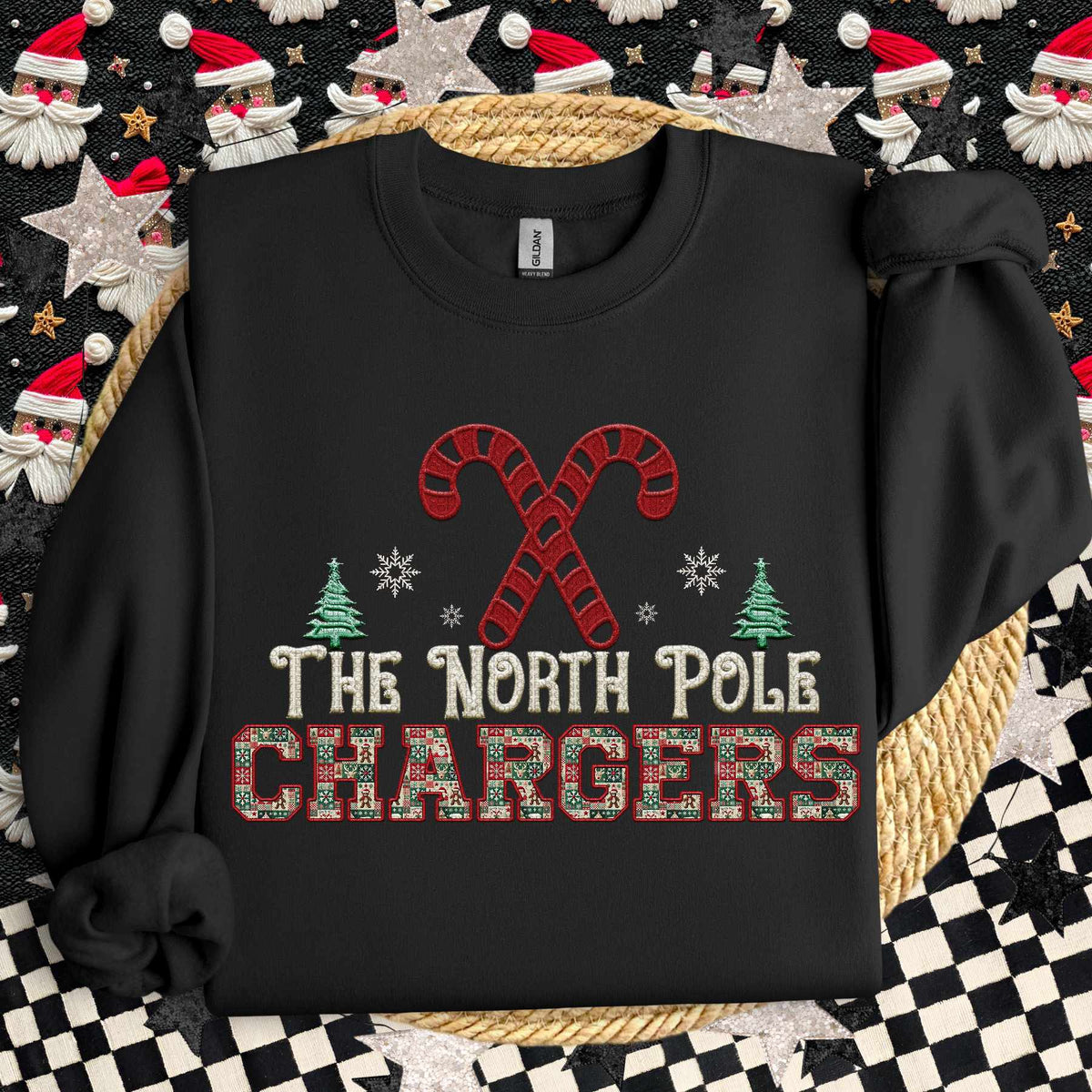 The North Pole chargers 65326 DTF transfer