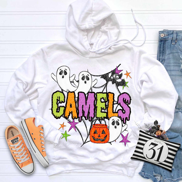 Camels Halloween (City) DTF transfer