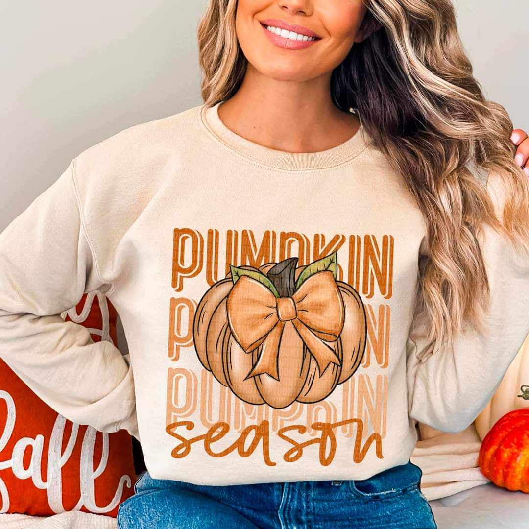 Pumpkin season stacked 52825 DTF transfer