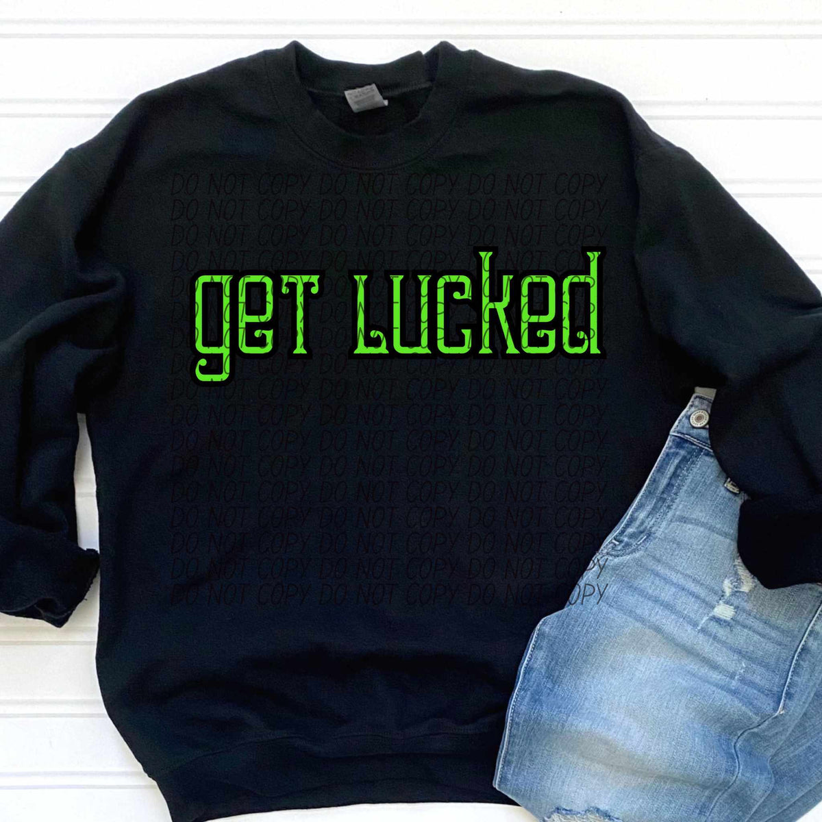 Get lucked green (CITY) 85089 DTF transfer