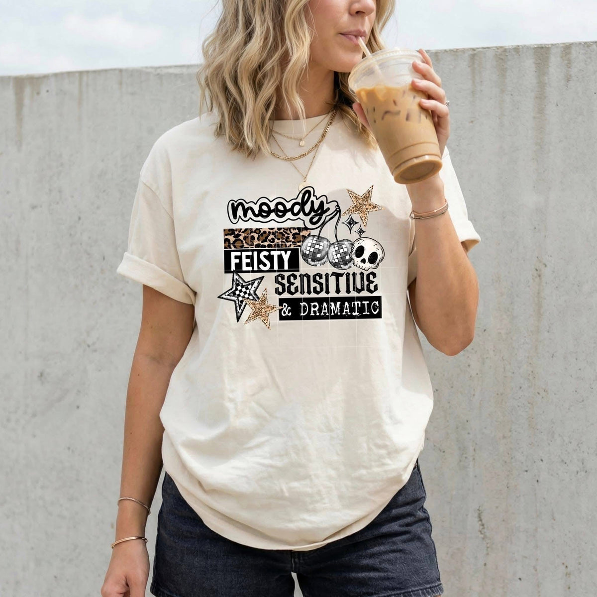 Moody feisty disco cherries (black) (CSC) DTF Transfer
