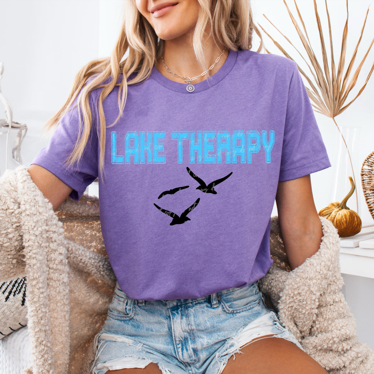 Lake therapy birds (VIRGO) 96396 DTF transfer