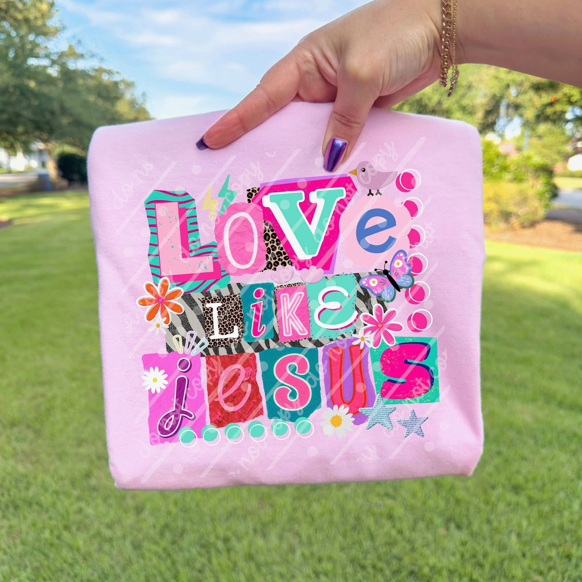 Love like Jesus (Mz) special DTF transfer