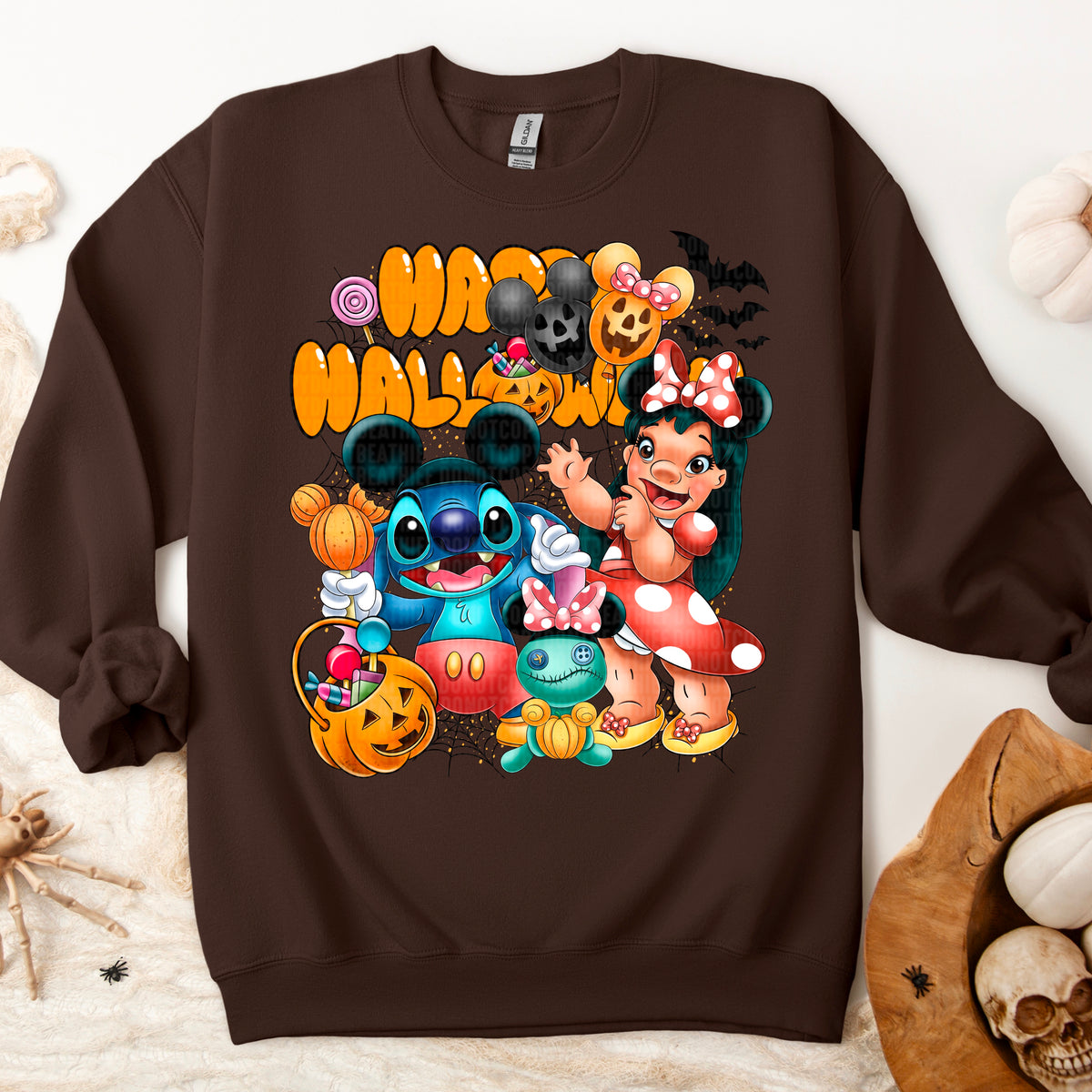 Happy Halloween Ohana 113320 DTF transfer